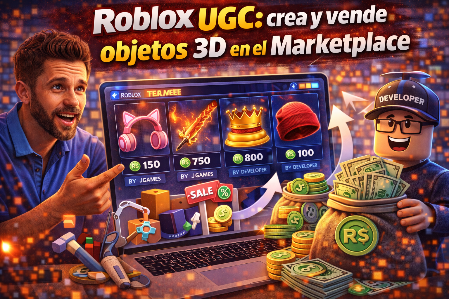 Roblox UGC: Vender Objetos 3D en 2026