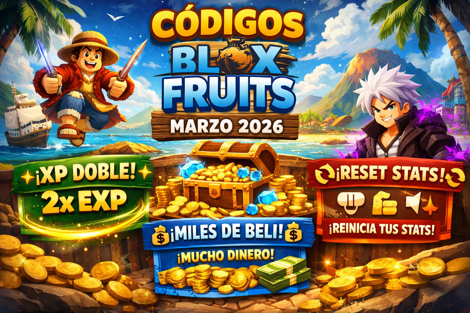 Códigos Blox Fruits Marzo 2026 — Archivo
