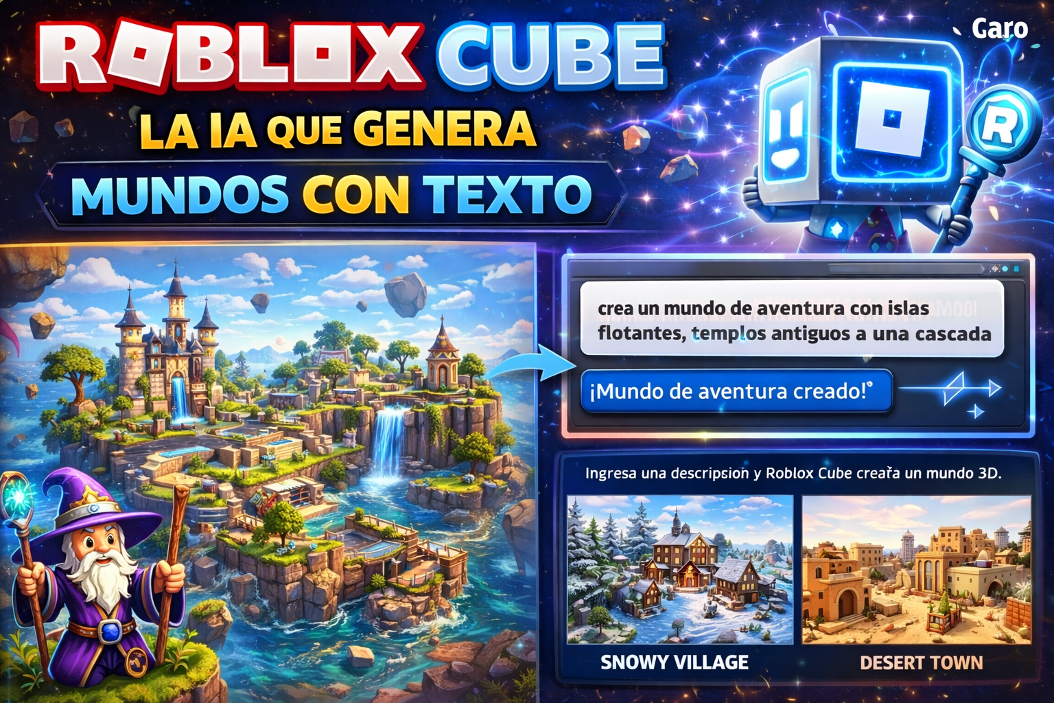 Roblox Cube: IA que Crea Juegos con Texto